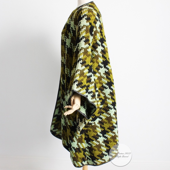 Bonnie Cashin for Sills Coat Oversized Trailing Sleeves Vintage Knit Documented - Picture 9 of 15
